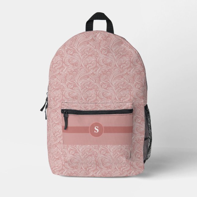 Blush Pink Dreams Personalised Backpack (Front)