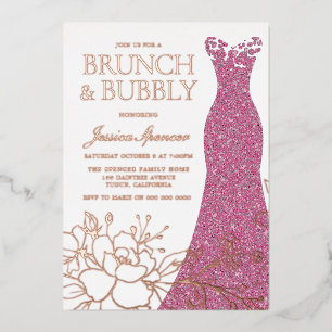 Blush Pink Dress Bridal Shower Rose Gold 