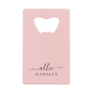 Blush Pink Dusty Pink Modern Minimalist Name