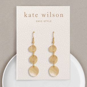 Blush Pink Earring Display Card