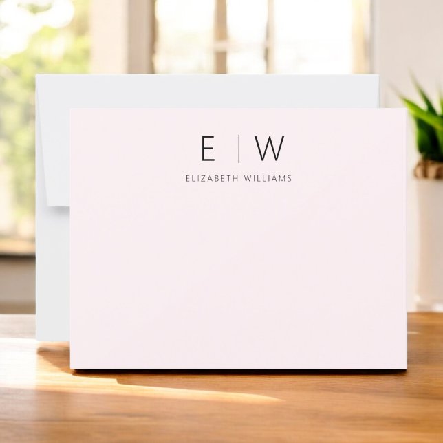 Blush Pink Elegant Modern Minimalist Thank You (Creator Uploaded)