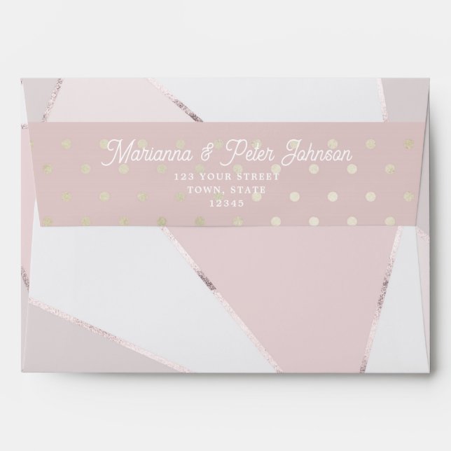 Blush Pink Envelope (Back (Top Flap))