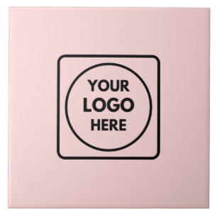 Blush Pink Feminine   Custom Professional Logo  Tile