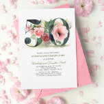 Blush Pink Floral 50th Wedding Anniversary Invitation<br><div class="desc">Adorable blush pink watercolor flowers 50th wedding anniversary party invitations</div>