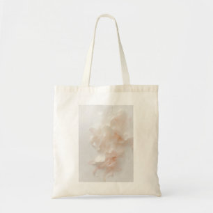 Blush Pink Floral Abstract Art Print Soft Petal Tote Bag