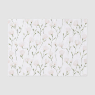 Blush Pink Floral Bridal Shower Tissue Paper