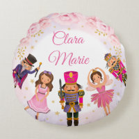 Blush Pink Floral Nutcracker Ballerina Baby Girl