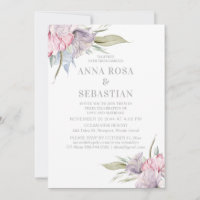 *~* Blush Pink Floral Rose  AR15 WEDDING RSVP +