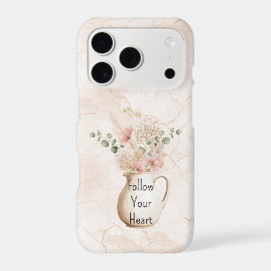 Blush Pink Flowers Vase