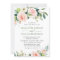 Blush Pink Flowers Watercolor Greenery Wedding