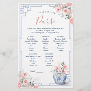 Blush Pink Ginger Jar What In Your Purse Game