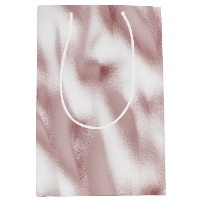 Blush Pink Glam Birthday Medium Gift Bag (Front)