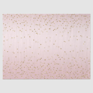 Blush Pink Glitter Love Gold Confetti     Tissue Paper