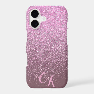 Blush Pink Glitter Shimmer Personalised Phone Case