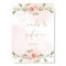 Blush pink gold floral Cards and gifts Poster