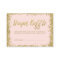 Blush Pink Gold Glitter Diaper Raffle Ticket