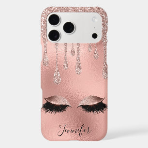 Blush Pink Gold Lashes Luxury Shimmer