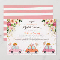 Blush Pink & Gold Pumpkin Drive By Bridal Shower