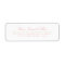 Blush Pink & Gold Return Address Label