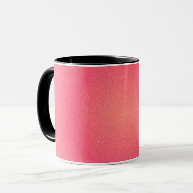 Blush Pink Gradient Coffee Mug (Front Left)