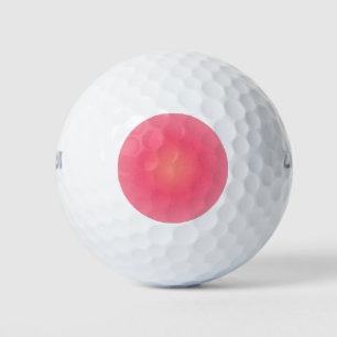 Blush Pink Gradient Golf Ball