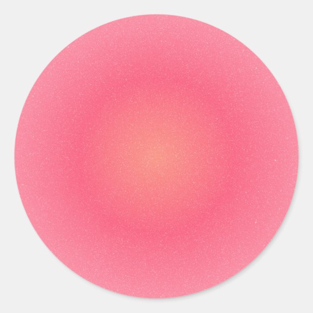 Blush Pink Gradient Sticker – Elegant & Modern (Front)