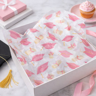 Blush Pink Graduation Theme Tissue Paper