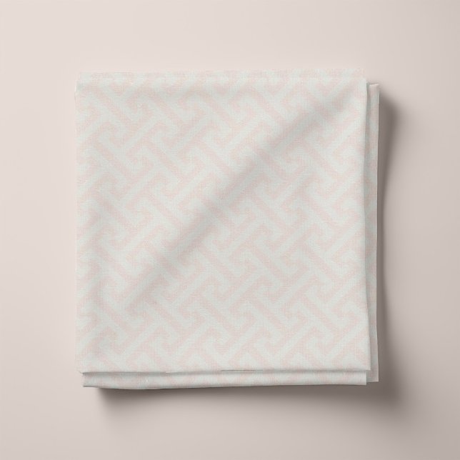 Blush Pink Greek Key Pattern Fabric (Creator Uploaded)