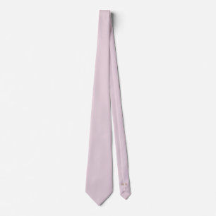 Blush Pink Groom and Groomsmen Initials Wedding Tie