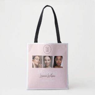 Blush Pink Hair, Makeup & Beauty Studio Branding Tote Bag