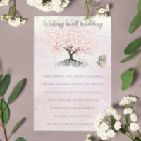 Blush Pink Heart Leaf Wishing Well Wedding