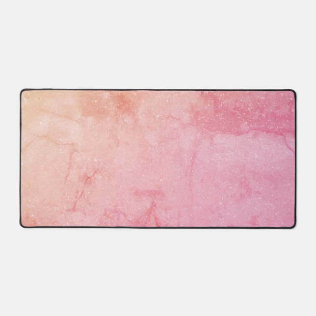 Blush Pink Large Mouse Pad - Custom Desk Mat (Front)
