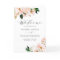 Blush Pink Magnolias & Hydrangeas Wedding Booklet
