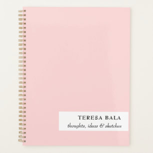 Blush Pink Minimalist 2026 Design Planner