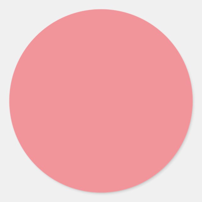 Blush Pink Minimalist Circle Stickers (Front)