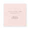Blush Pink Minimalist Modern Professional