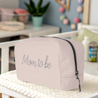 Blush Pink Mum to be Toiletry Bag Dopp Kit