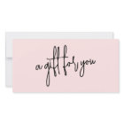 Blush Pink Nail Salon Logo Gift Certificates