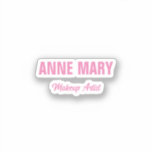Blush Pink Name Makeup Artist Business Custom<br><div class="desc">Printed with custom blush pink text,  this is perfect for those who are looking for cool designs.</div>