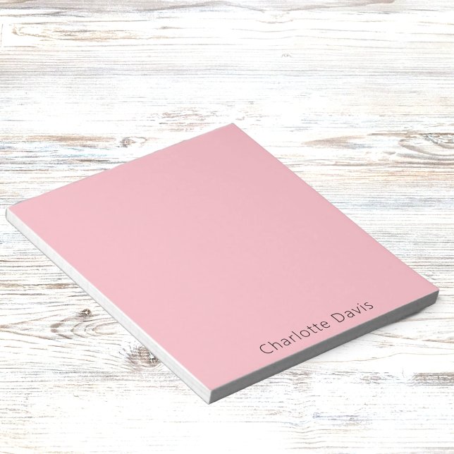 Blush pink name notepad (Creator Uploaded)