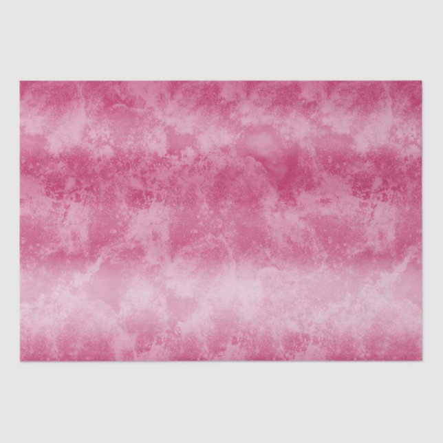 Blush Pink Ombre Stripes   Tissue Paper (Front)