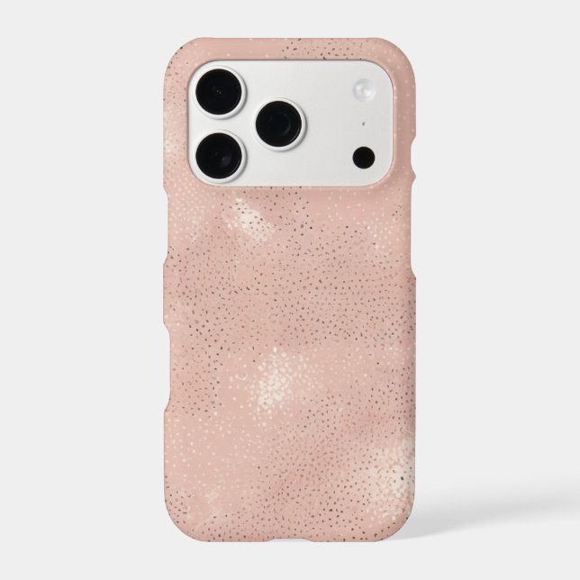 Blush Pink Organic Dot Texture Pattern (Back)