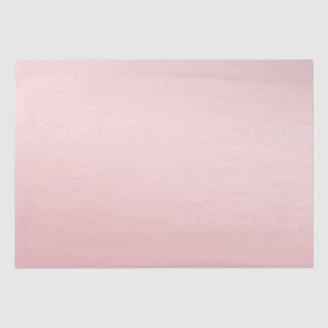 Blush Pink Peach Ombre Tissue Paper (Front)
