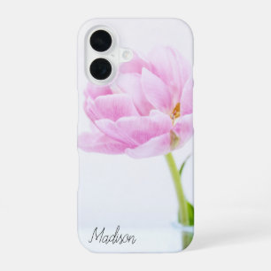 Blush Pink Peony Floral iPhone Case