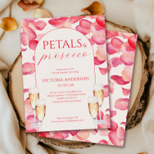 Blush Pink Petals and Prosecco Bridal Shower