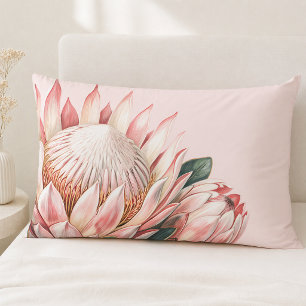 Blush Pink Romantic Watercolor Floral Pillowcase