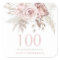 Blush Pink Rose Flowers 100th Birthday Party Event