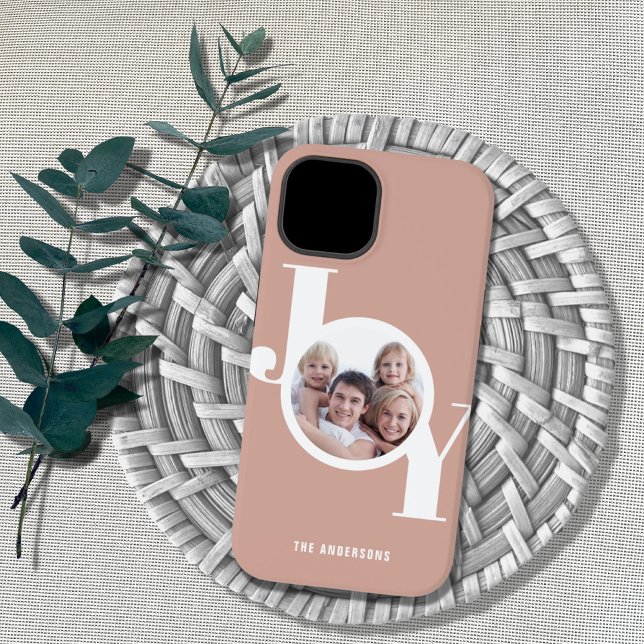 Blush Pink Rose Gold Custom Photo  Case-Mate iPhone Case (Creator Uploaded)