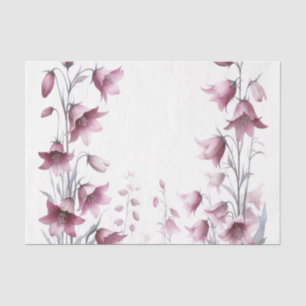Blush Pink Rose Gold Floral tissue paper