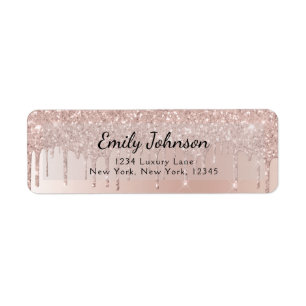 Blush Pink Rose Gold Glitter Sparkle Foil